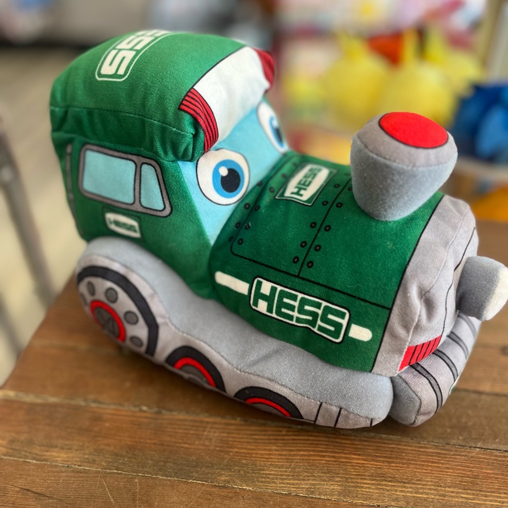 Hess Truck My Plush Choo Choo Lights and Sounds Green Musical Train lights only